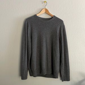 Everlane Gray Cashmere Crew Sweater Medium